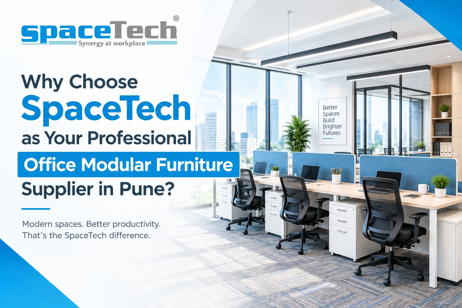 Office Modular Furniture Pune – SpaceTech Office Furniture